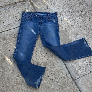 Citizens Of Humanity Dark Blue Boot Cut Jeans
